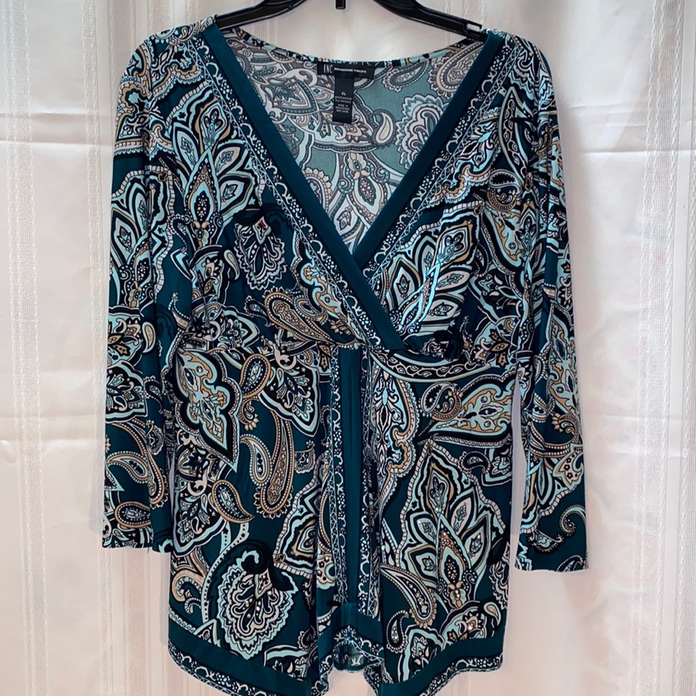 INC studded bohemian blouse
